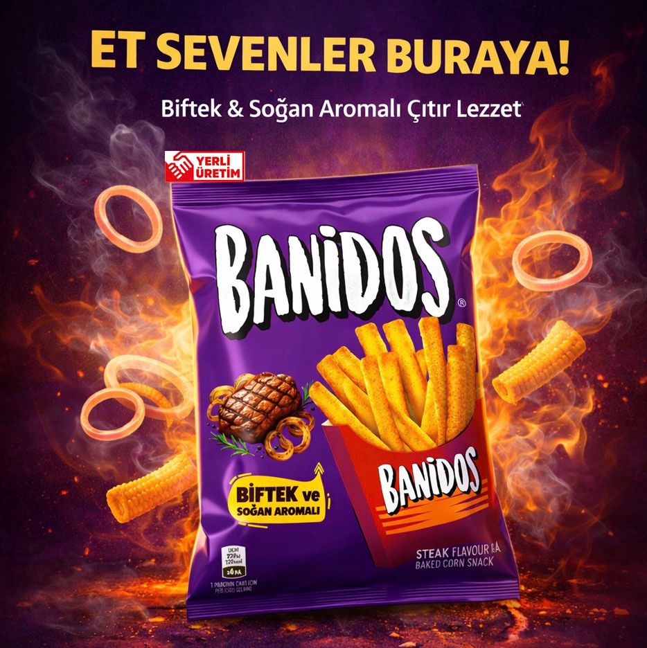 BANİDOS STİX BİFTEK SOĞAN AROMALI