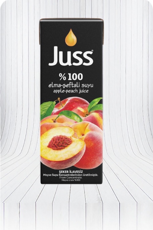 JUSS %100 ELMA-ŞEFTALİ 200 ml.
